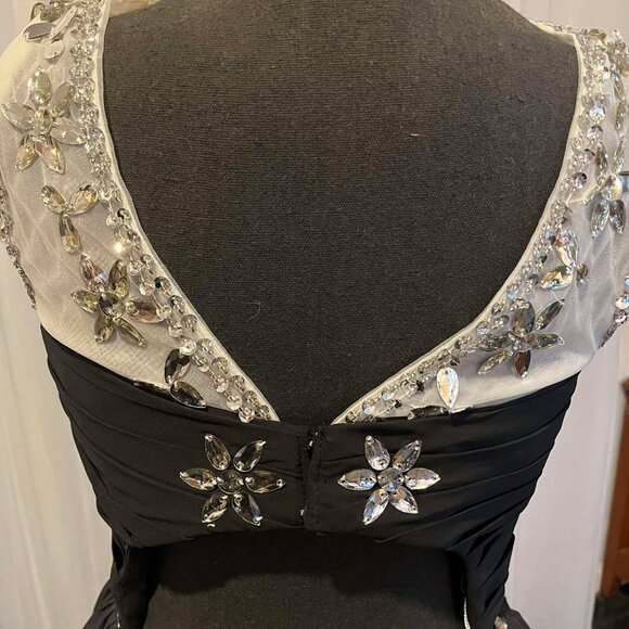 Long Black and White Dress - Picture 5 of 5